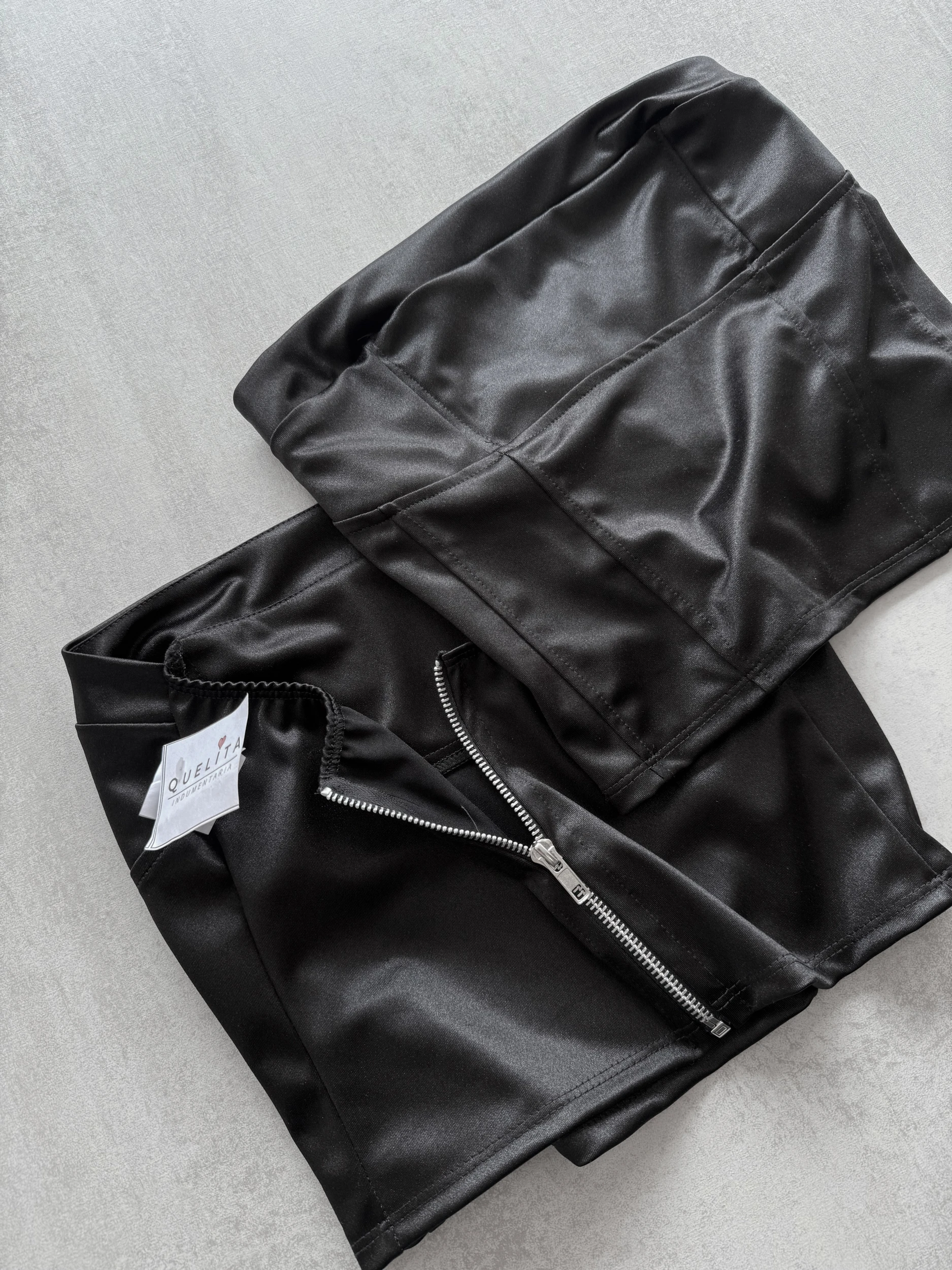 CORSET SATEN STRAPLESS