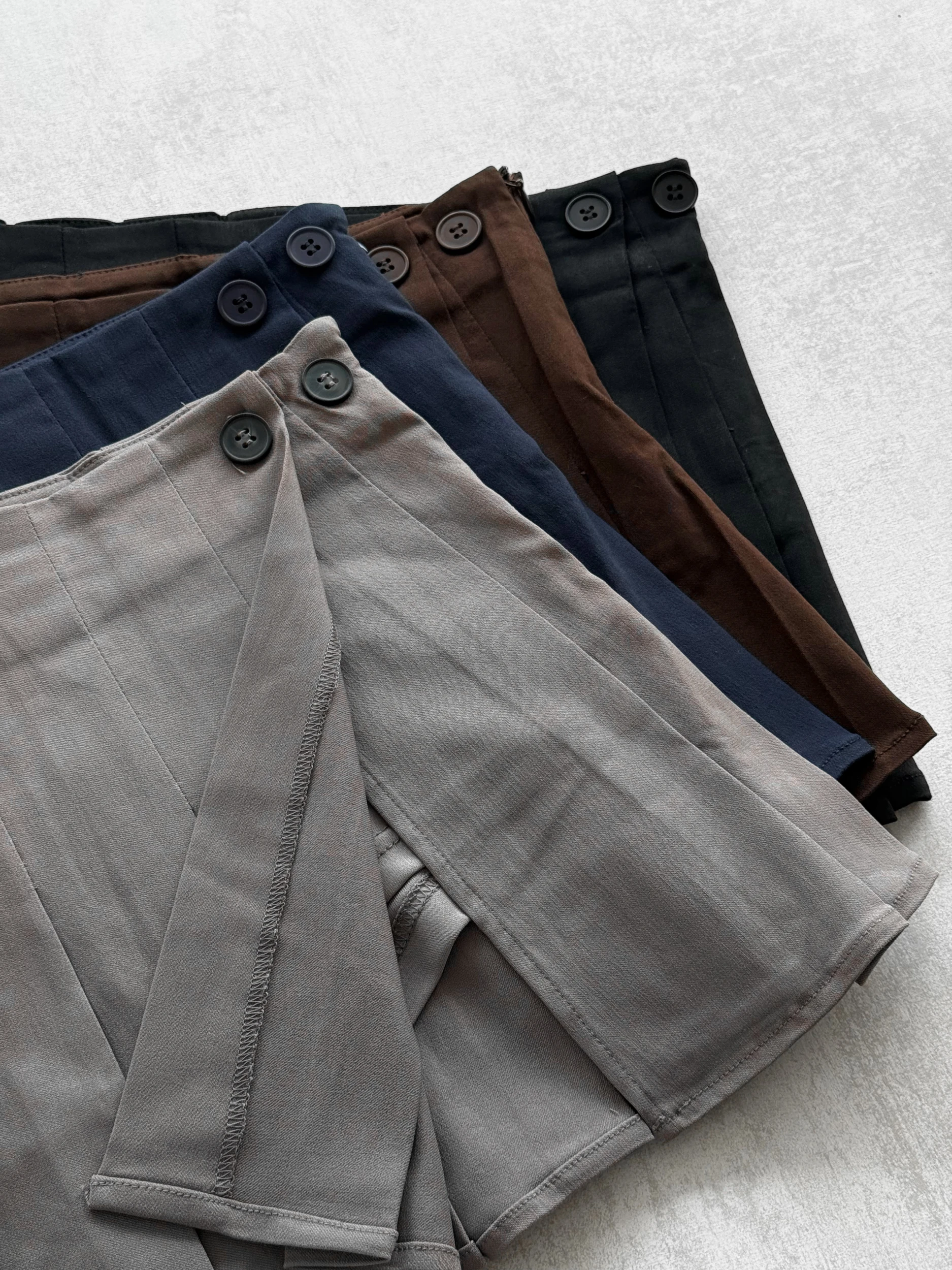 FALDA ROULETTE TABLEADA (SKORT)