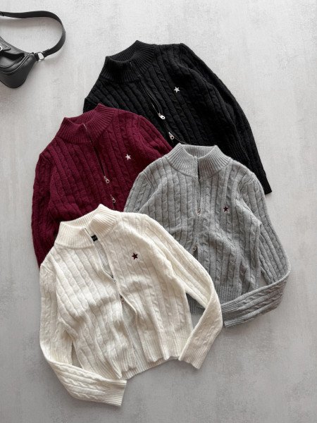 CARDIGAN CIERRE ESTRELLA