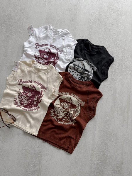 MUSCU RIBB RANGLAN ESTAMPA