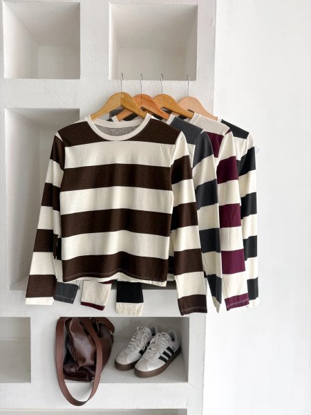 CAMISETA BASICA JERSEY RAYADO