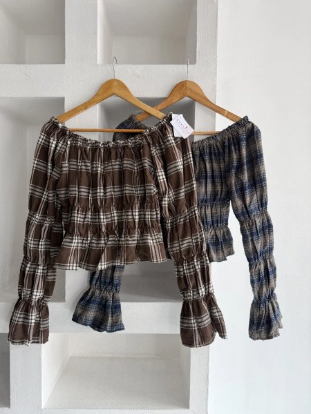 BLUSA ARAMINTA VIYELA CUADROS