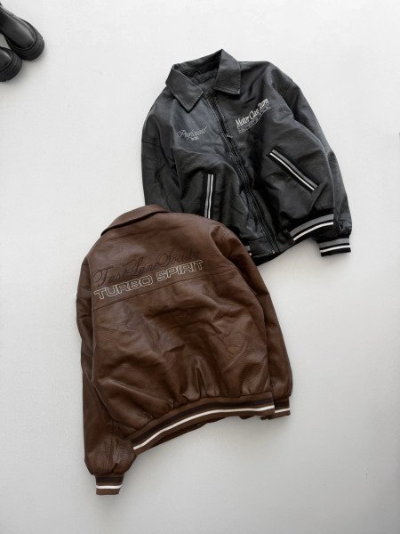 CAMPERA CUERINA C/RIBB