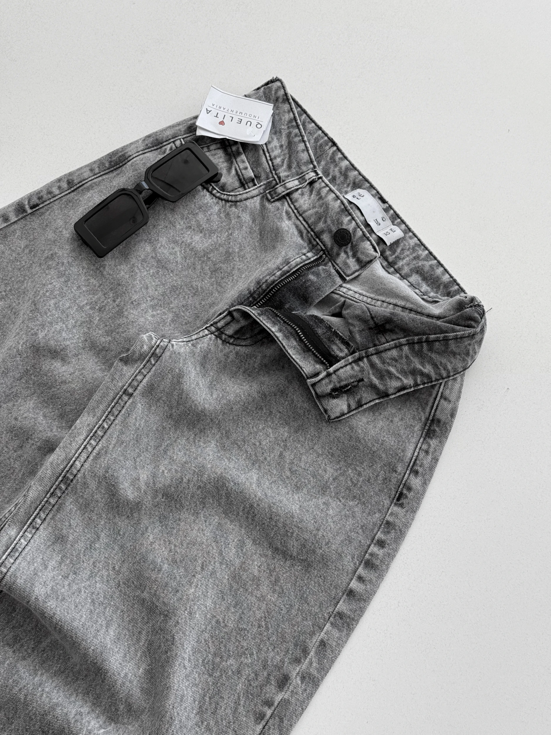 JEANS BAGGY GRIS
