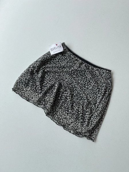 POLLERA ANIMAL PRINT TULL