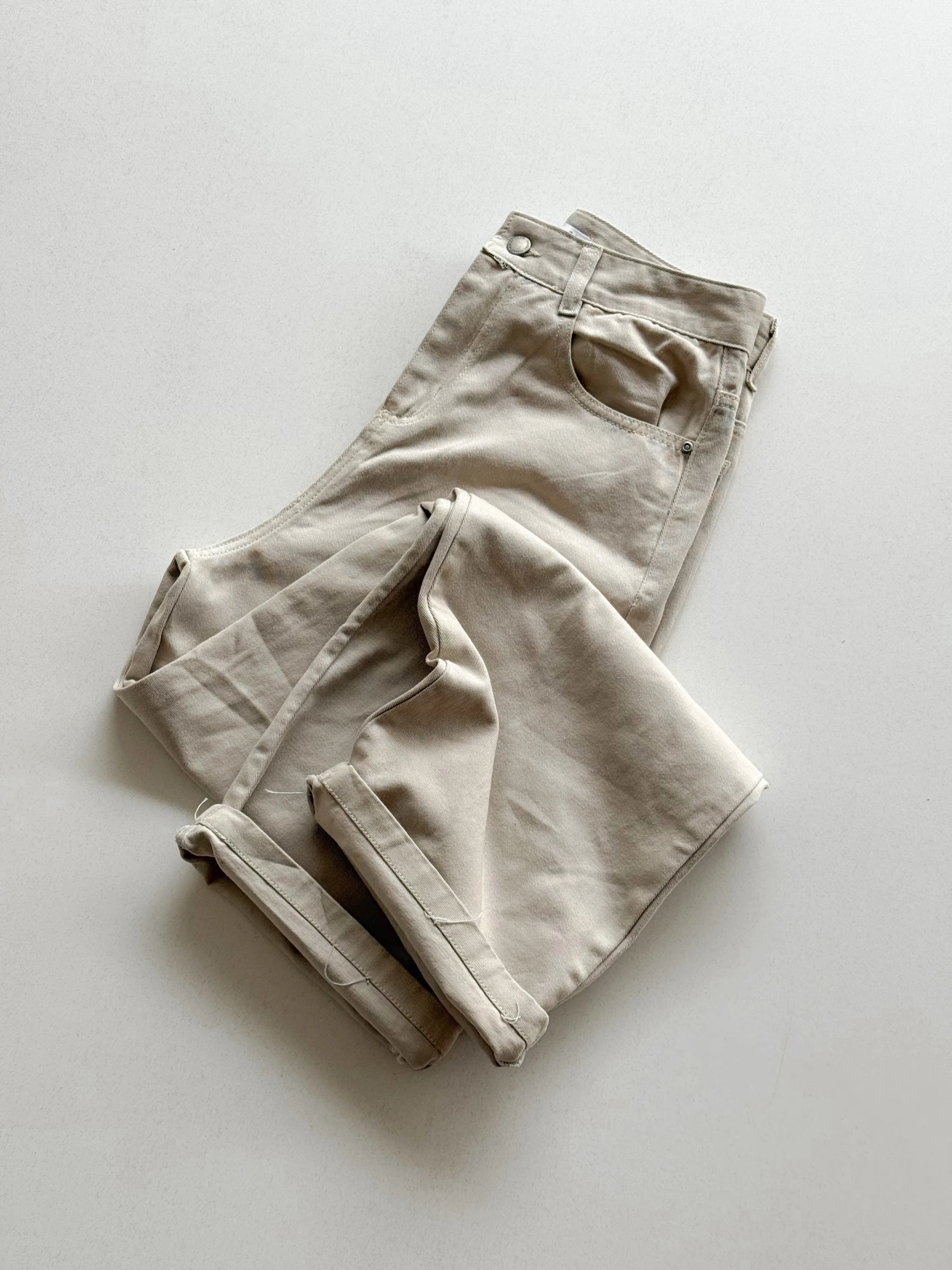 JEAN RECTO BEIGE
